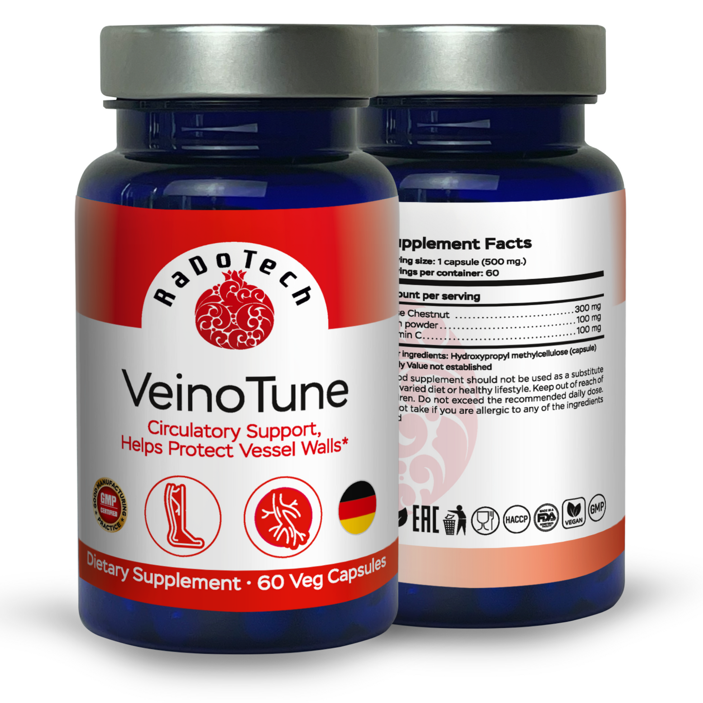 VeinoTune - Helps Varicose Veins and Swelling