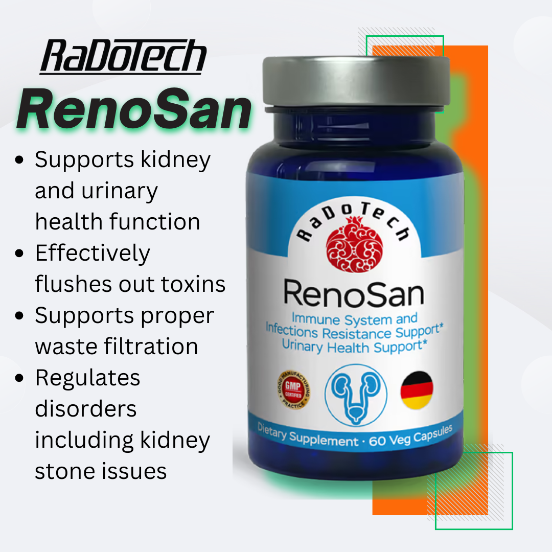 RenoSan - Urinary Tract Health Support & Promote Kidney Cleanse